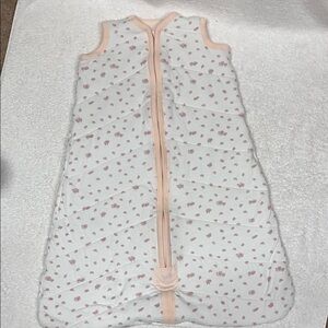 Burt’s Bee baby quilted zip Floral Baby Sleeping Bag sleepsack 12/18m